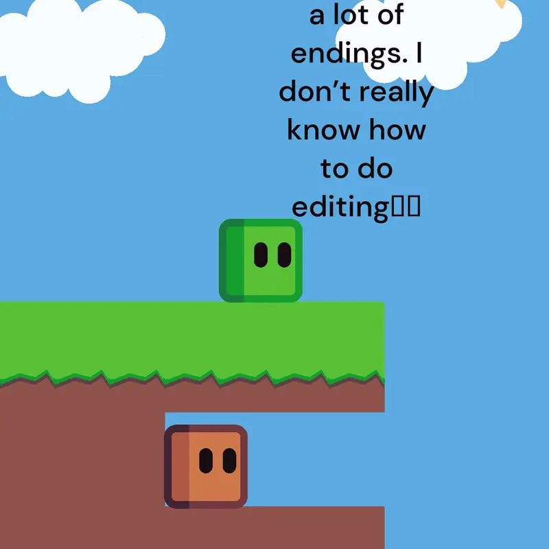 Two endings game by @pomni1634