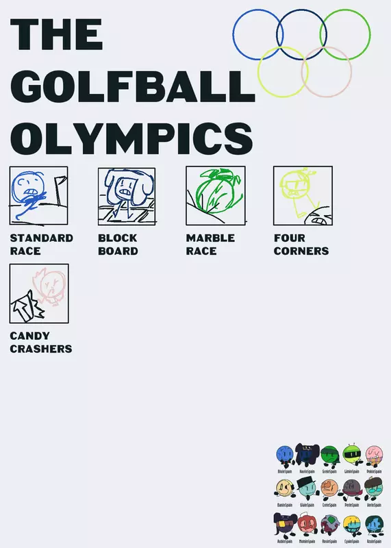 The Golfball Olympics by @BluinSpain