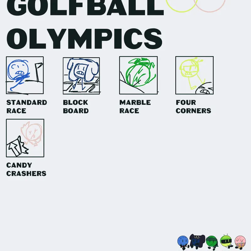 The Golfball Olympics by @BluinSpain
