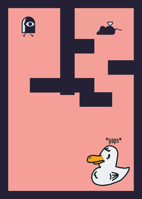 Mr. Goose is testing the deck! :o by @bat-z