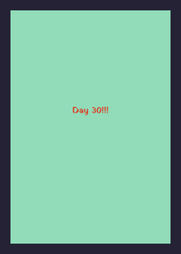 Day 30 of Castle