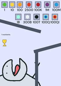 Feed the fat idiot [new fruit!]