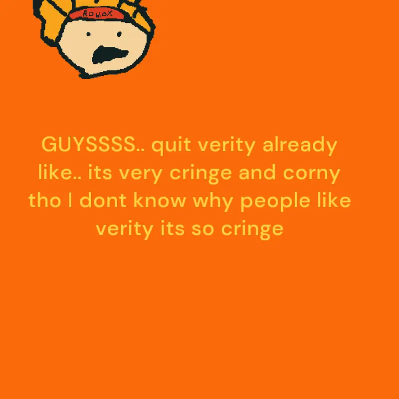 I hate verity by @OOPLUTOTHEBESTLOVESDUCKS