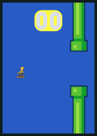 flappy man flappy man with his wings in
