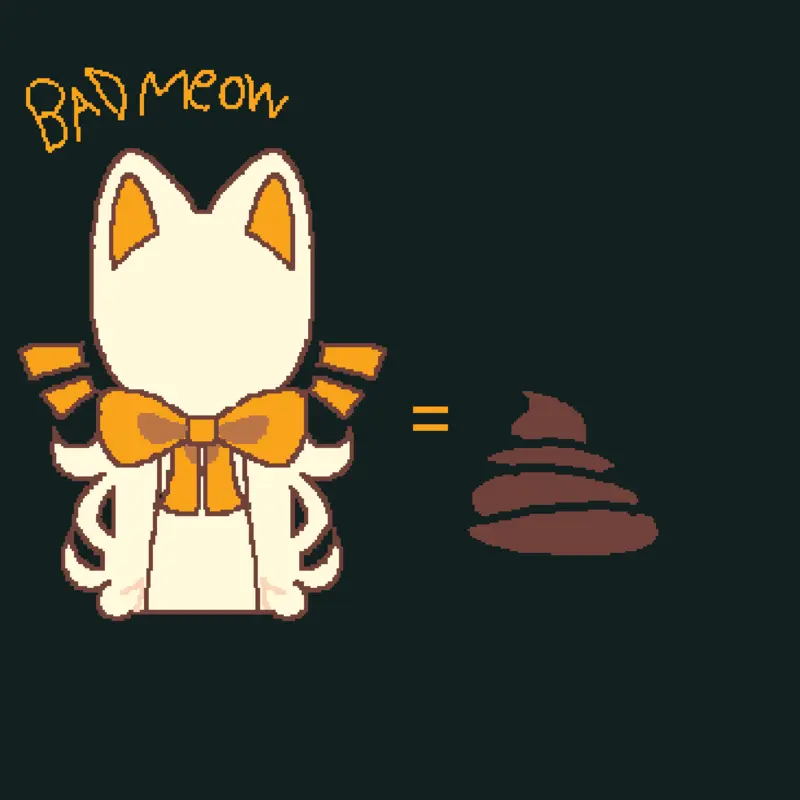 Is bad meow not poey by @spacey_rainbow-the-fox