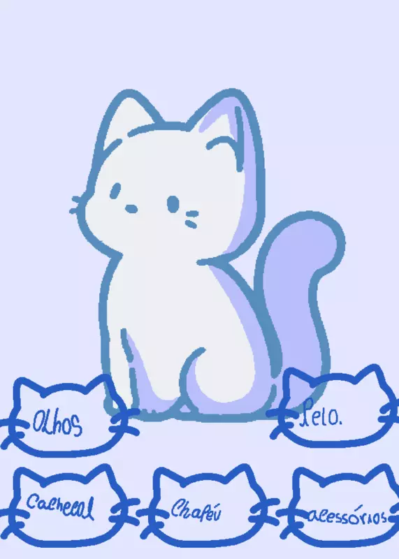 Gatinho fofo! Prepare-o para passear com by @Yonangamesdobrasilporra