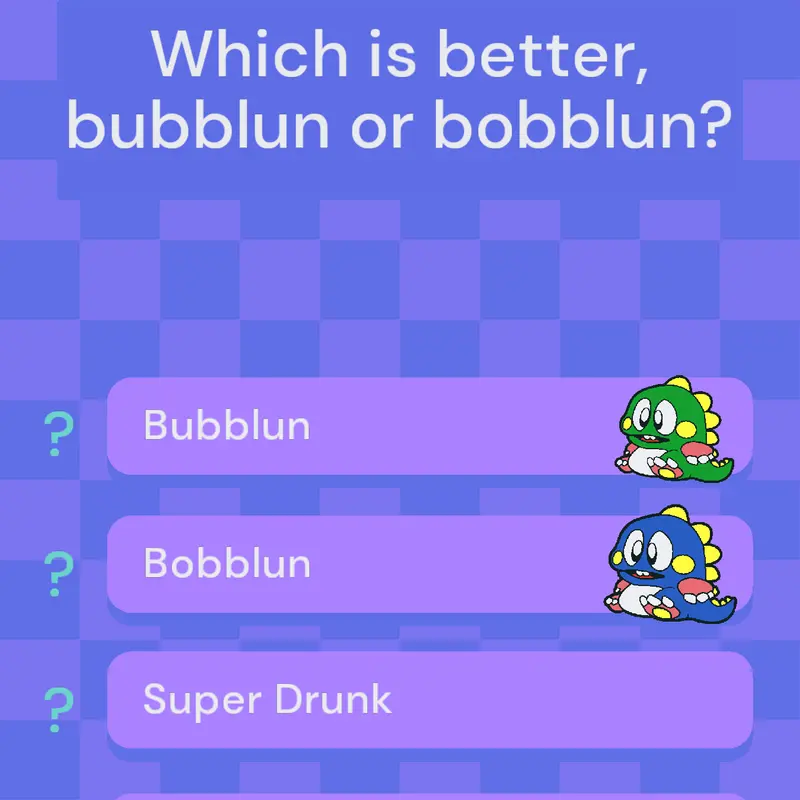 Game by @BubbleBobble