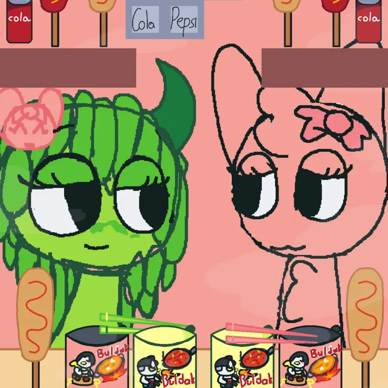 Pinki x vineria ^-^ by @apriil