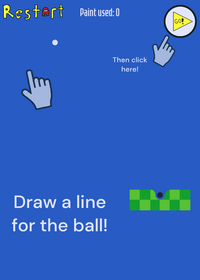 You are playing golf but you have to draw...