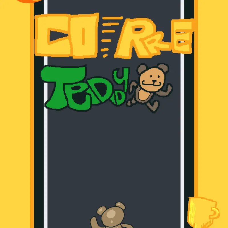 Corre Teddy! by @gummyredstudio