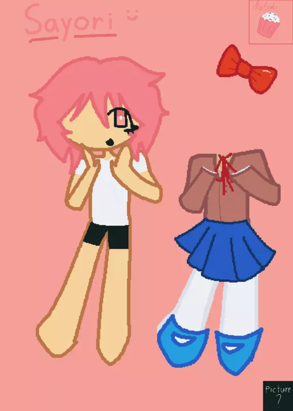 Doki doki literature club dress up by @Waiwiaaa