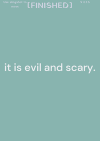 [Finished]Evil Scary.