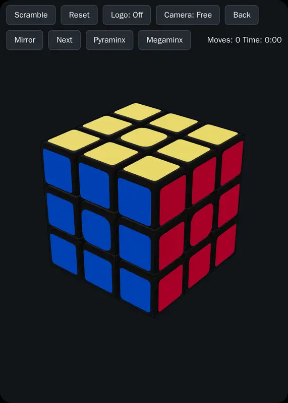 Rubik's cube simulator by @QualityDecks