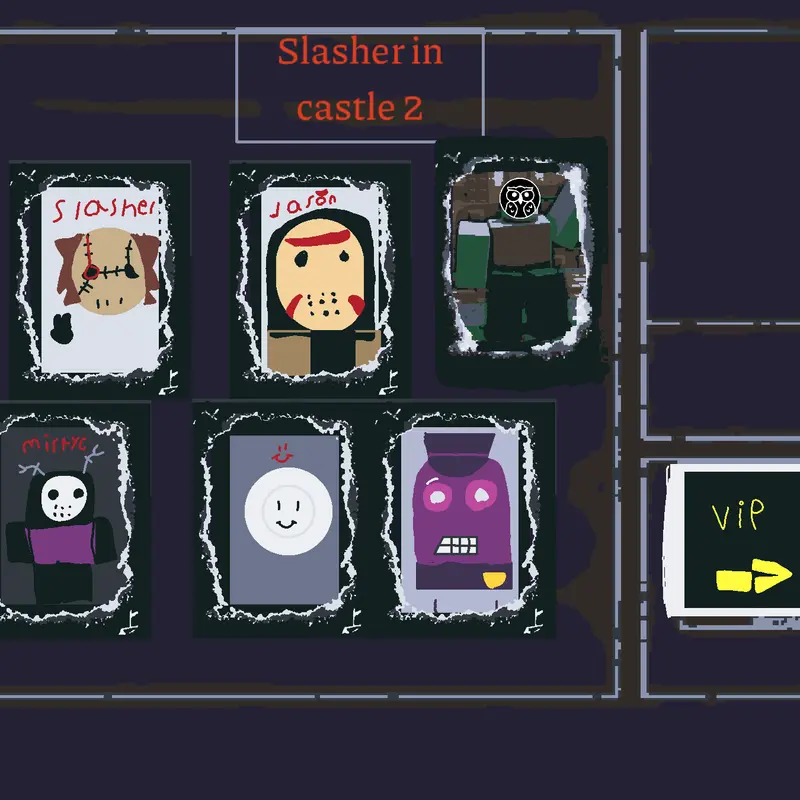 Slasher in castle 2 by @johhdoe