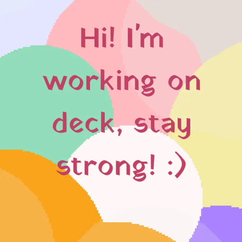Working on the deck by @Punia_Pinka