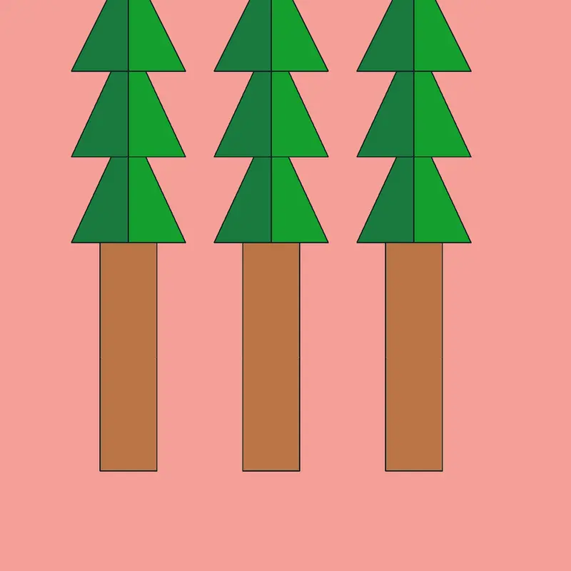 Dancing trees by @Hackergreen2026