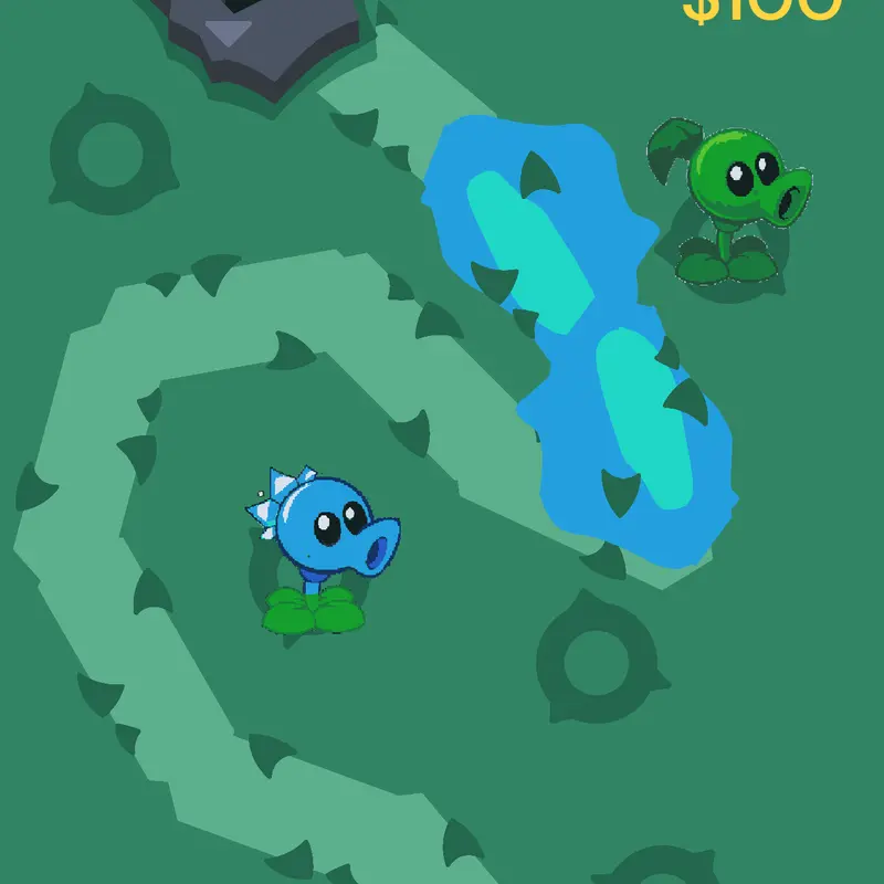 Plants Vs Zombies (Old Castle Edition) by @nananadiva223