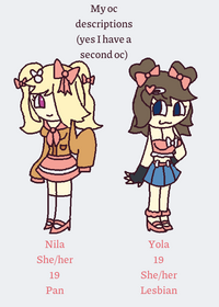My oc descriptions