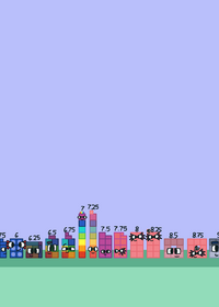 Numberblocks quarters (0 - 10)