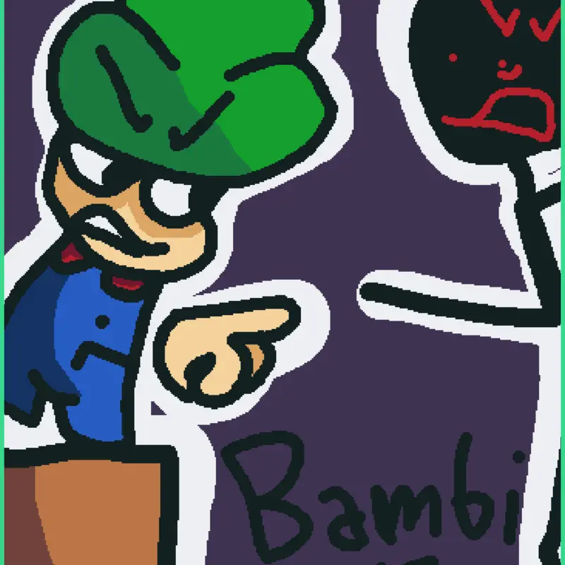 FNF MOD: Bambi vs cell by @Jambi_101
