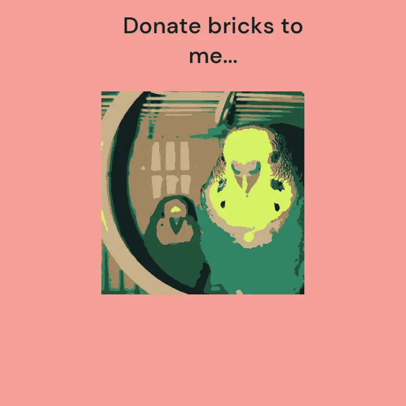 Please donate bricks for me! by @Officerscastle-account