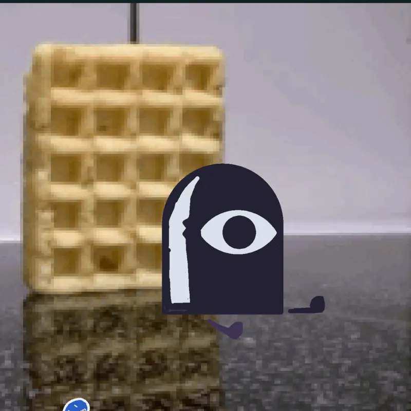 Falling waffle by @Thiago260238