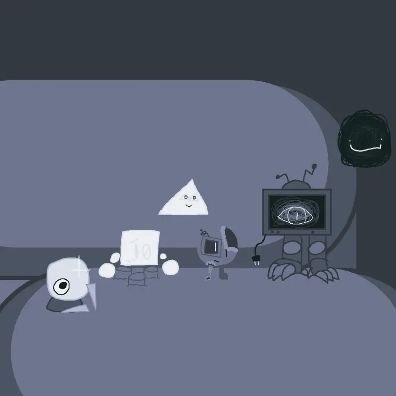 Monochrome Island by @Meebkinthecooldude24