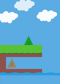 Ending game with the triangles