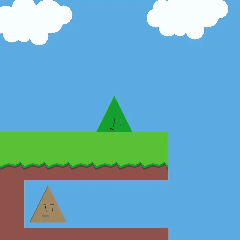 Ending game with the triangles by @Nam_is_the_best