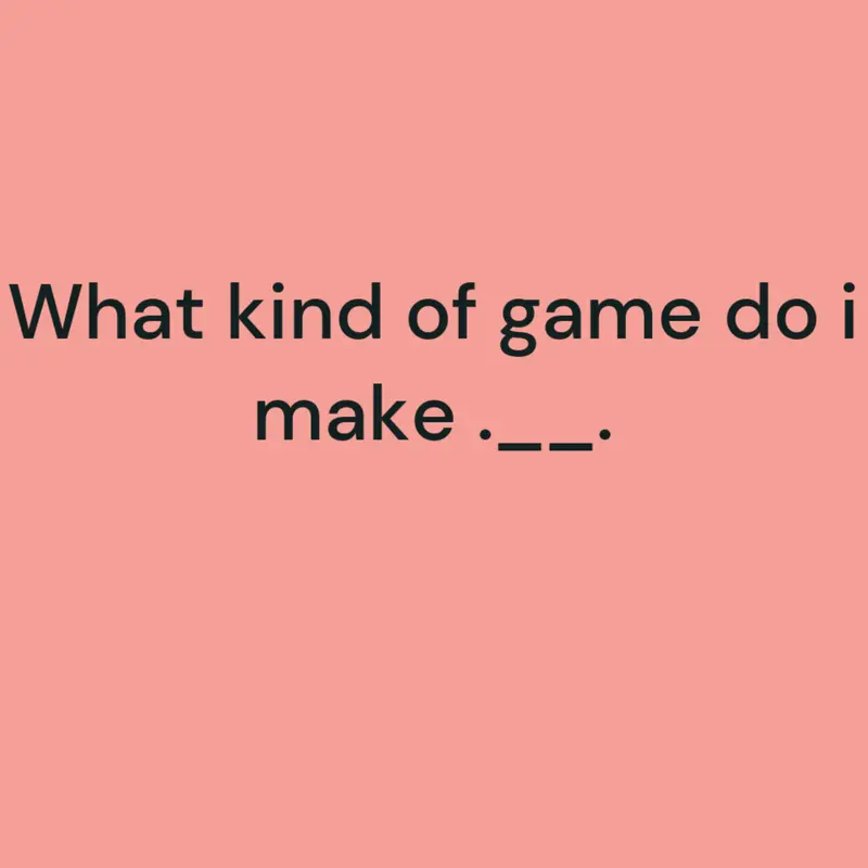 Game by @zsb
