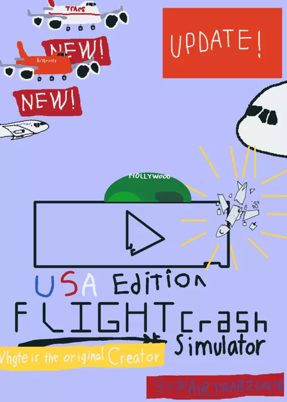 plane crash similator  USA edition by @Air-Trabzon-TR