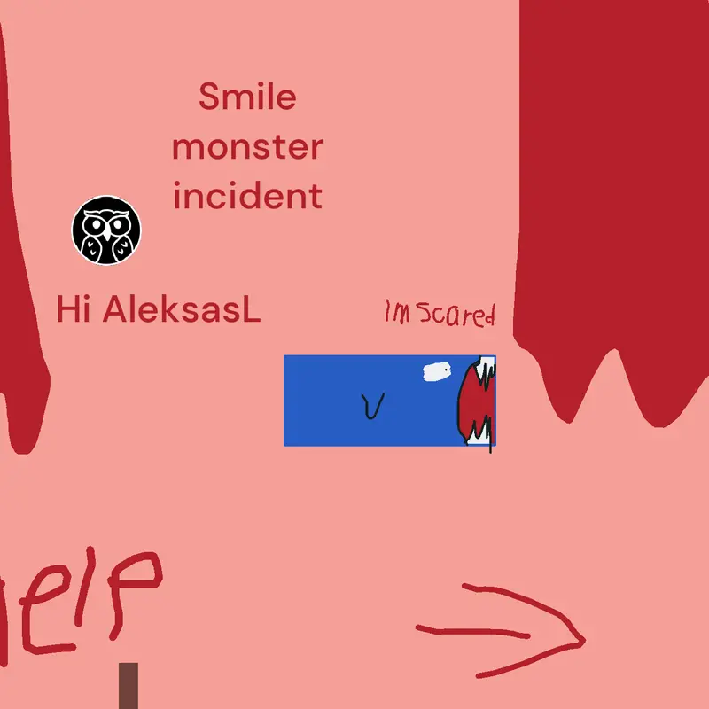 Smile momster by @AleksasL