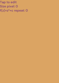 Mandelbrotset + zoom drag settings