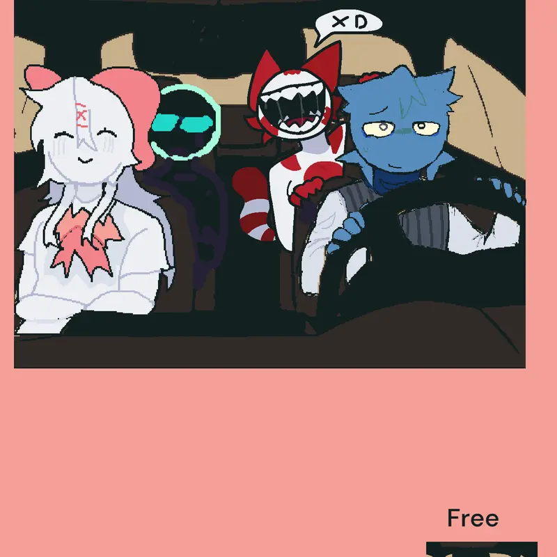 Car gay toilet by @Sticker_is_a_Stickman