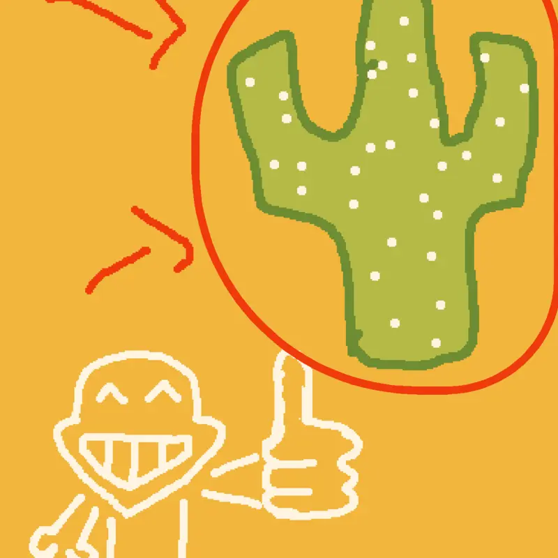 Be A Cactus by @ToastIsGood