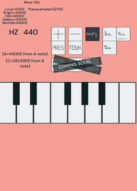 Frequency piano (NEW IDEAS)