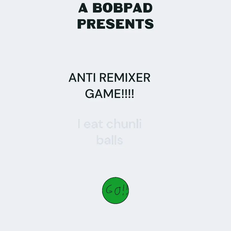 Game by @bobpad