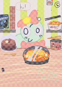 Poppy love's food