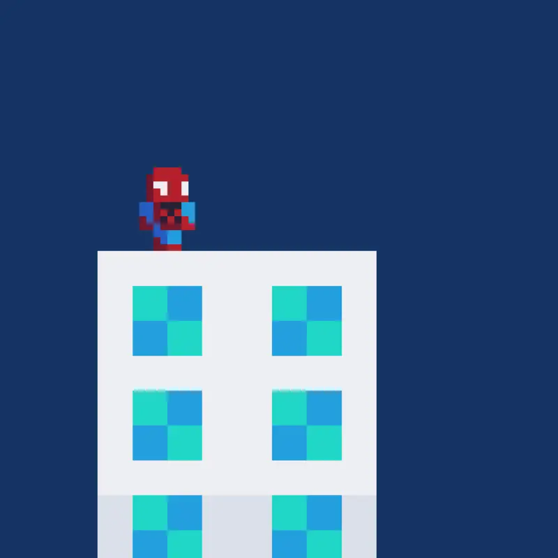 Spider-Man parkour by @KALI6builder