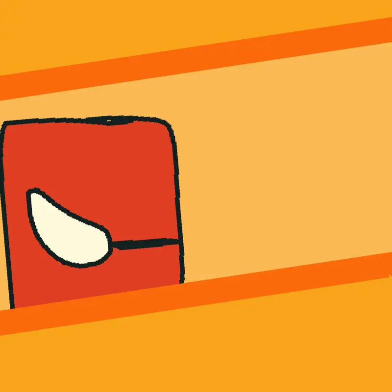 Red cube and green cube by @teenieping_time123