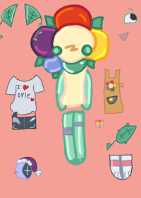 My first time making a dress up game 👀