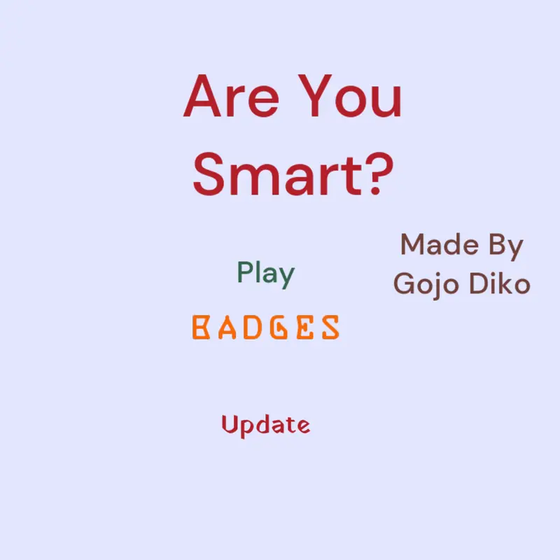 Game by @GojoDiko