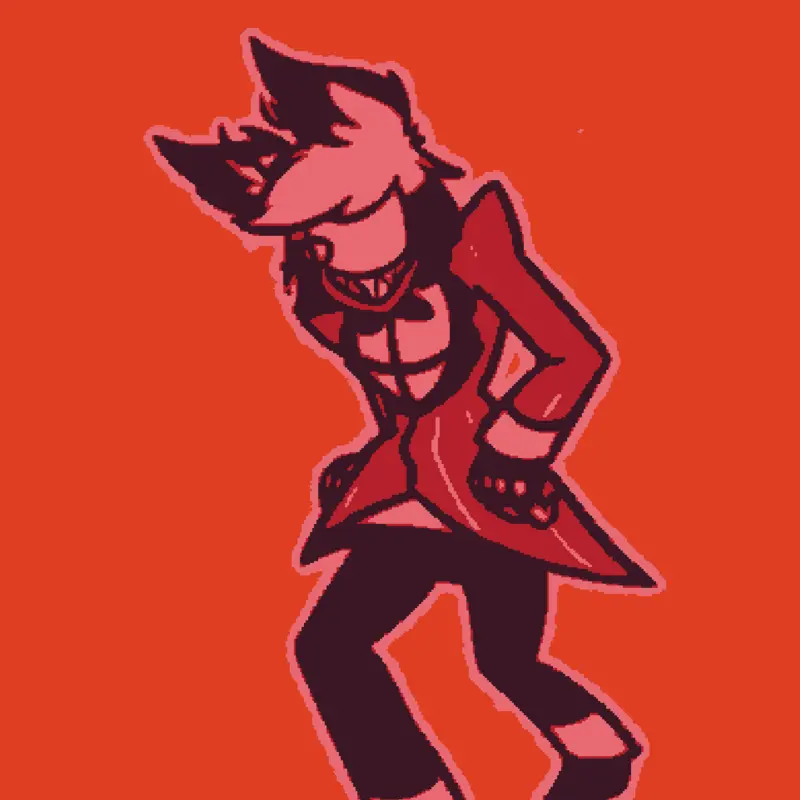 Dancing alastor ＼(^_^)／ by @-Fire-games-
