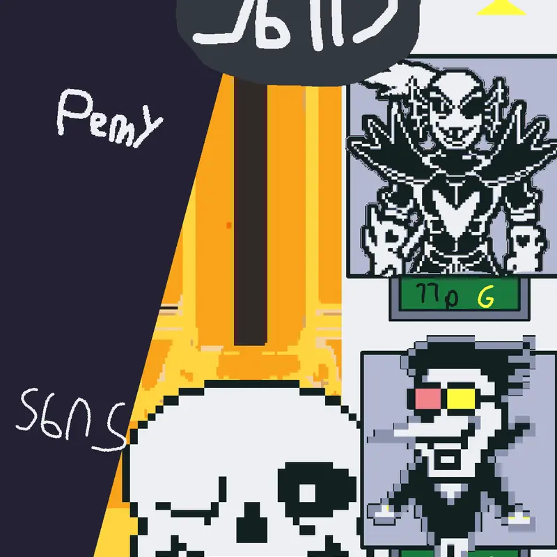 vs sans by @sansfnf2