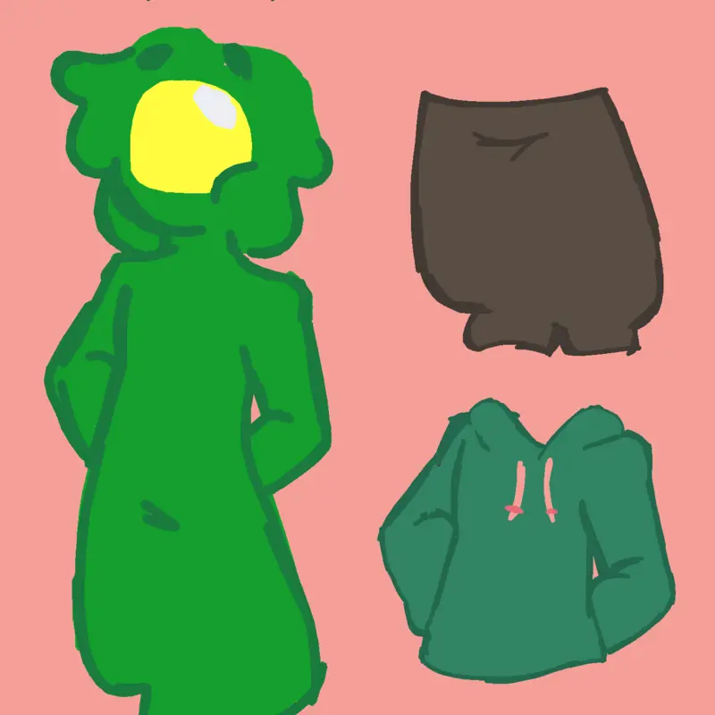 Green from the among us show dressup by @Elijahawesomees