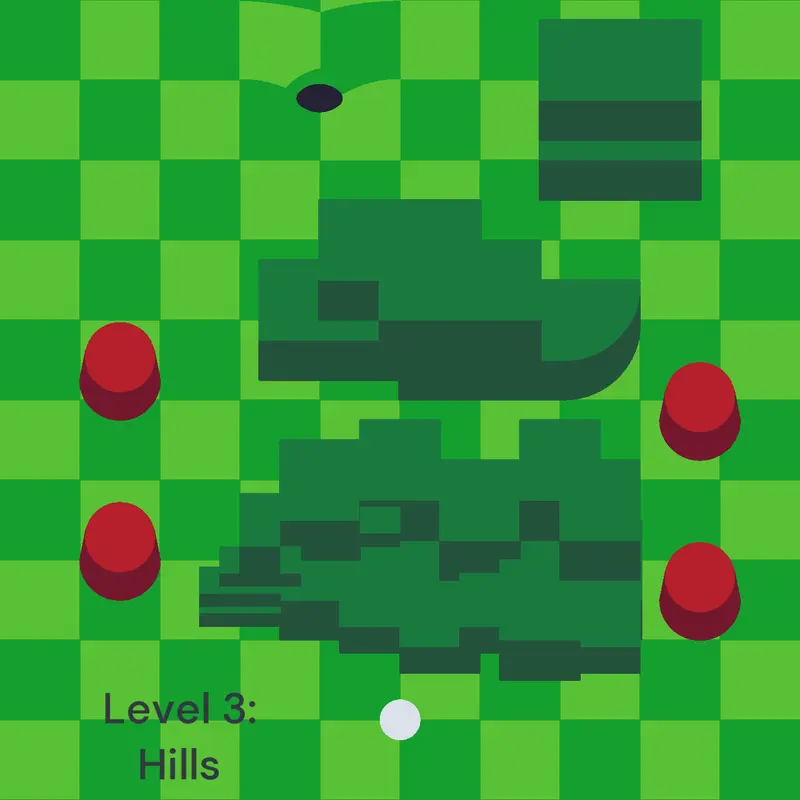 Level 3: Hills by @golfercastle