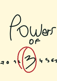 (bonus & po3b5)Powers of three band(1-50)