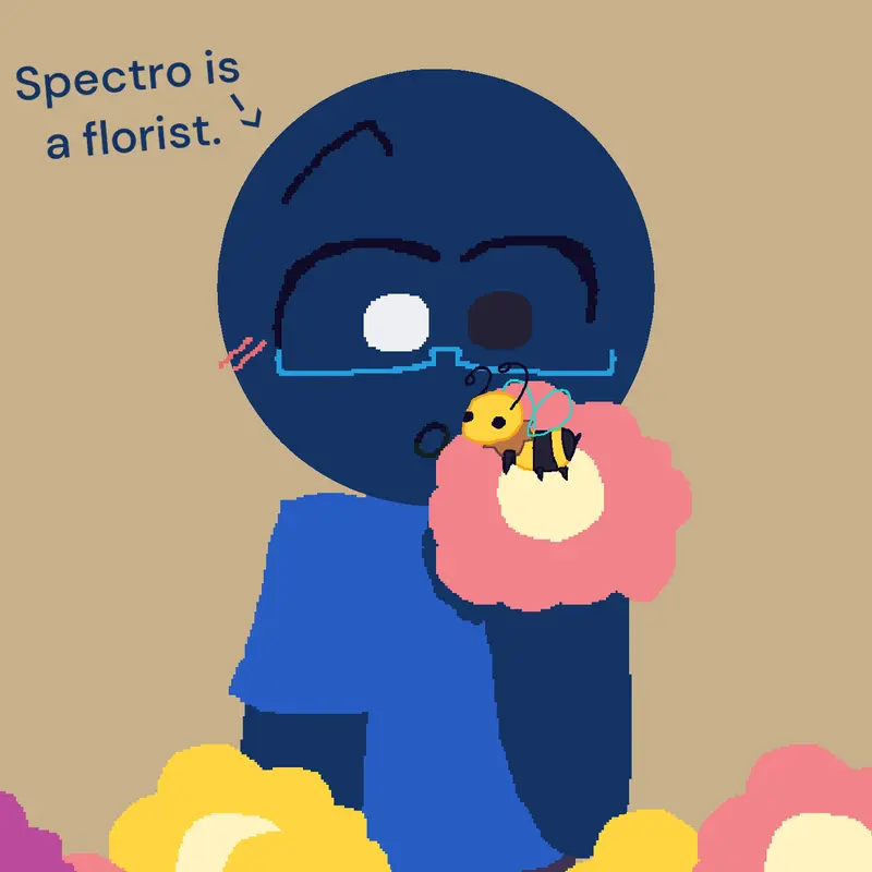 When I find a bee in my garden by @Murilt