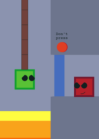 Lava cube ending