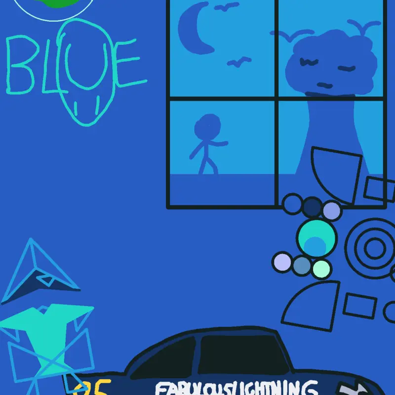 I'm blue by @11Clark